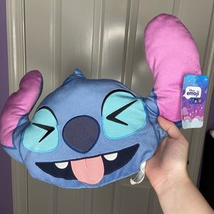 Disney Emoji Stitch Stuffed Pillow